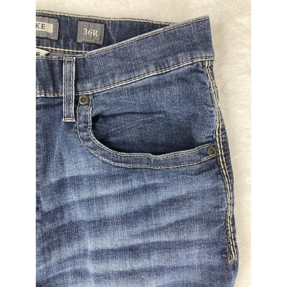 BKE Jake Straight Leg Womens High Rise Jeans Size 36R - Picture 4 of 16